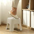thumbnail image 1 of Acrylic Shower Stool Shoe Changing Stool Transparent Shower Bench Small Multifunctional Non Slip Portable Seat for Kithchen Bathroom Bedroom, 1 of 7