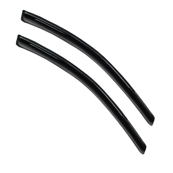 Acrylic Side Window Vent Visor Deflector Guard Smoke Tinted Black-Acrylic Side Window Vent Visor Sun Rain Deflector Guard
