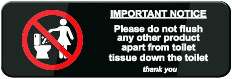Please Do Not Flush Any Other Product Sign | Hygiene Signs | Safety Signs And Notices