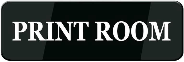 Acrylic Sign 3x8 Inch Print Room Sign For Door Acrylic Plastic Rounded ...