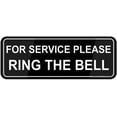 thumbnail image 1 of Acrylic Sign For Wall For Service Please Ring The Bell Reception Retail Shop Room Decor, Indoor & Outdoor Signs For Home, Office, Work 9" X 3", 1 of 6
