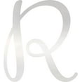 thumbnail image 1 of Acrylic Sign Letters,Wedding R Script, 2'' Tall Clear Alphabet, 1 of 5