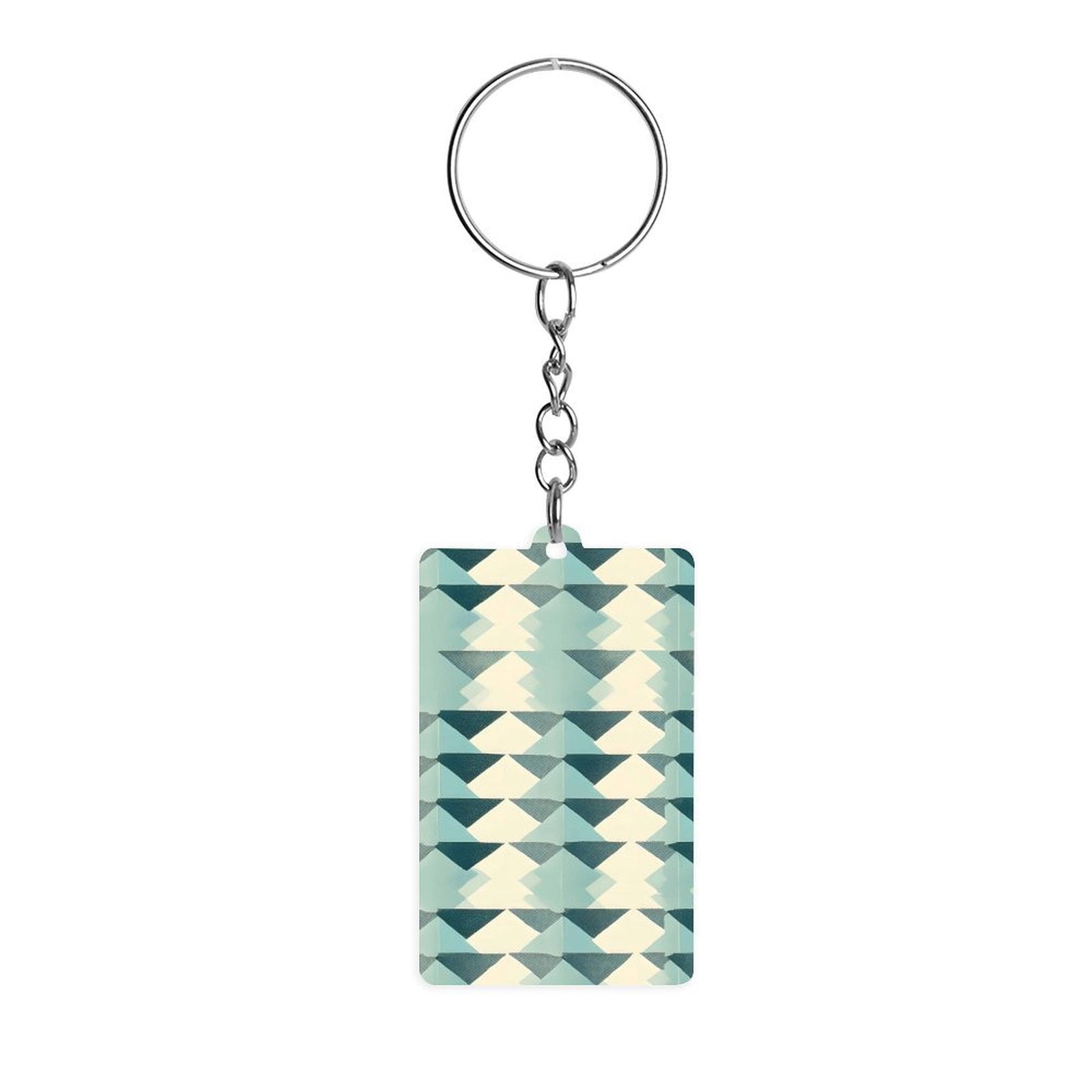 Houdsooth Key Rings Acrylic Single-Sided Key Ring 1.2×2in Hardness, Light Weight ...