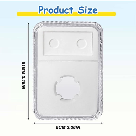 Acrylic Slab Display Case For Collectible Trading Cards With 4 Point Storage Holder For Protection