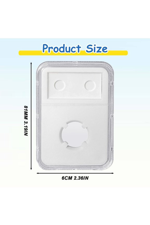 Acrylic Slab Display Case For Collectible Trading Cards With 4 Point Storage Holder For Protection