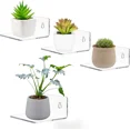thumbnail image 1 of Acrylic Small Adhesive Wall Shelves,Mini Floating Shelves,Acrylic Display Shelve, 1 of 6