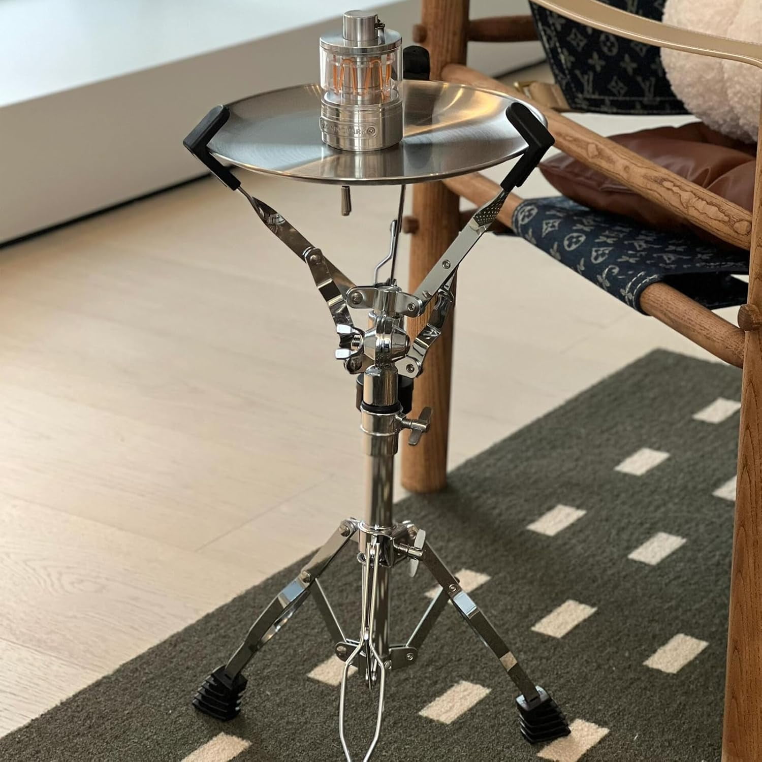 Acrylic Small Drink Table – Portable Cocktail and Side Table – Modern ...