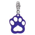 thumbnail image 1 of Acrylic Small Paw Purple - Rope Charm Bead, 1 of 1