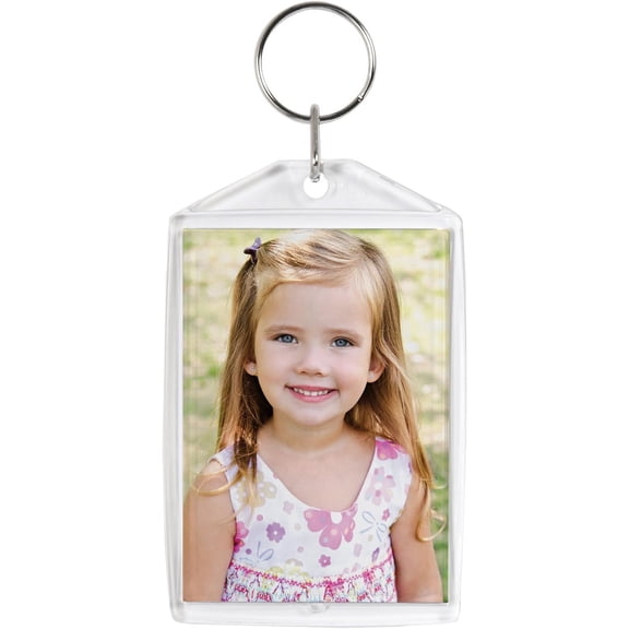 Acrylic Snap-in Photo Keychains