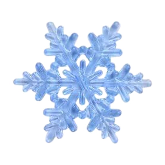 Acrylic Snowflake Ornament – Translucent Christmas Pendant with Crystal Finish, Holiday Decoration for Tree, Wedding, Party, Crafts