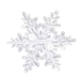 thumbnail image 1 of Acrylic Snowflake Ornament – Translucent Christmas Pendant with Crystal Finish, Holiday Decoration for Tree, Wedding, Party, Crafts, 1 of 5