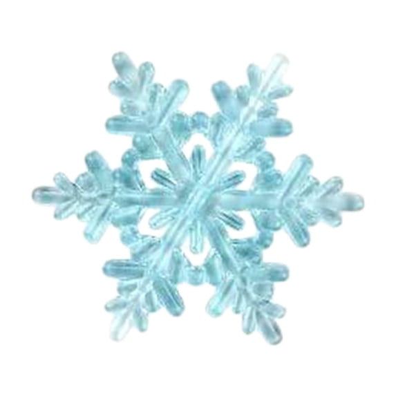 Acrylic Snowflake Ornament – Translucent Christmas Pendant with Crystal Finish, Holiday Decoration for Tree, Wedding, Party, Crafts