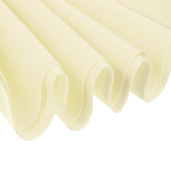 Acrylic Soft Felt Fabric Sheets Fiber Sheets Light Beige 39x39 Inch 1mm Thick