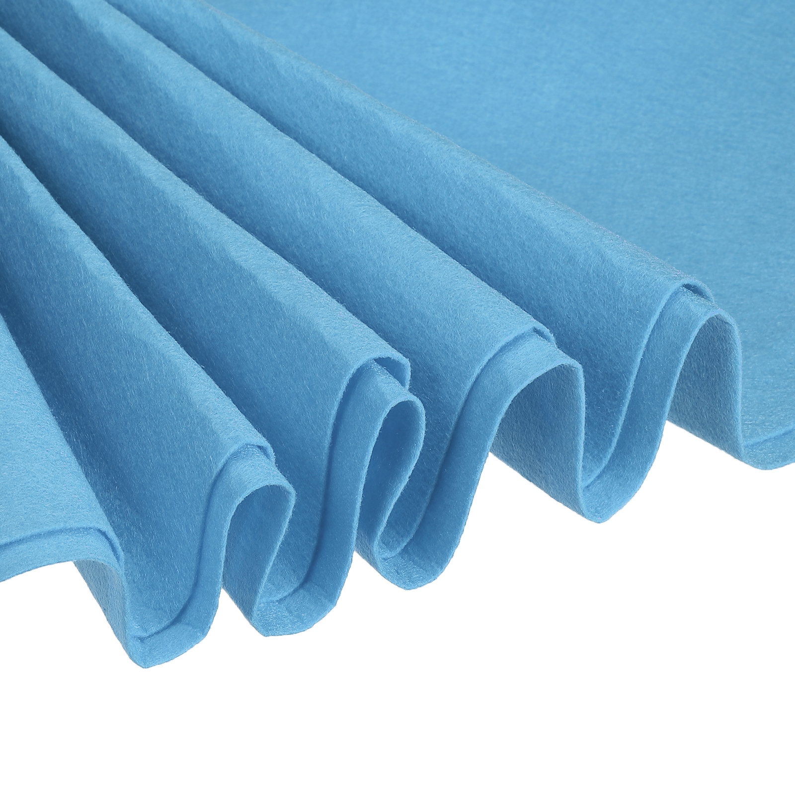 Uxcell Acrylic Soft Felt Fabric Sheets Fiber Sheets Light Sky Blue 39x39 inch 2mm Thick