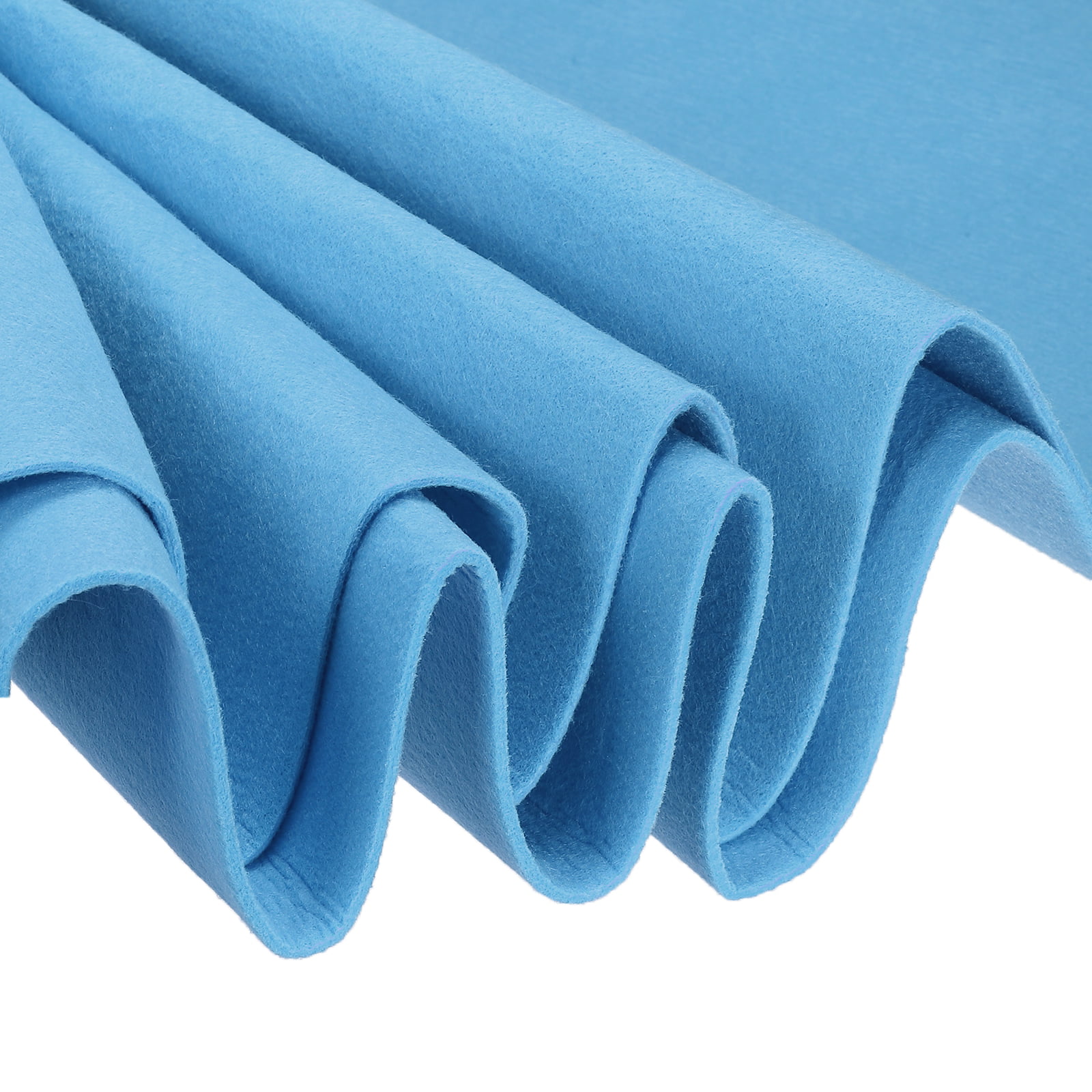 Uxcell Acrylic Soft Felt Fabric Sheets Fiber Sheets Light Sky Blue 39x39 inch 2mm Thick