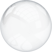 Plastic-Craft Acrylic Plexiglass Sphere, Clear - 1-1/2" Diameter