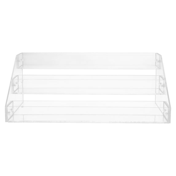 Houderco Transparent Acrylic Spice Rack Organizer for Storage Sturdy and 7.87 x 4.92 x 15.75 Inches