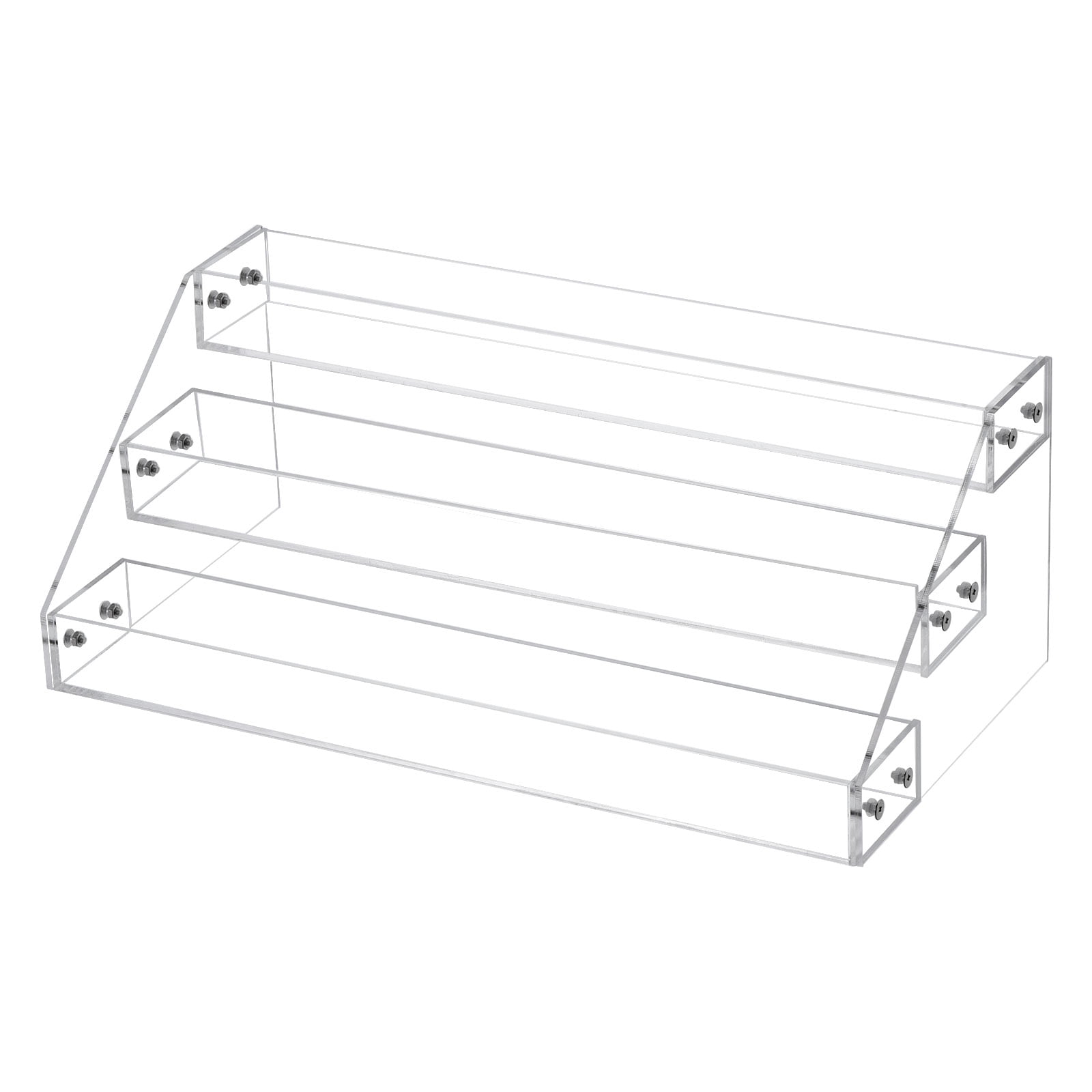 Acrylic Spice Rack Tray, 3 Tier Spice Drawer Organizer Shelf Seasoning