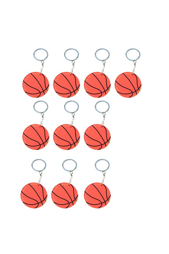 Acrylic Sports Fan Keychain Football Baseball Basketball Themes Fade Resistant Finish