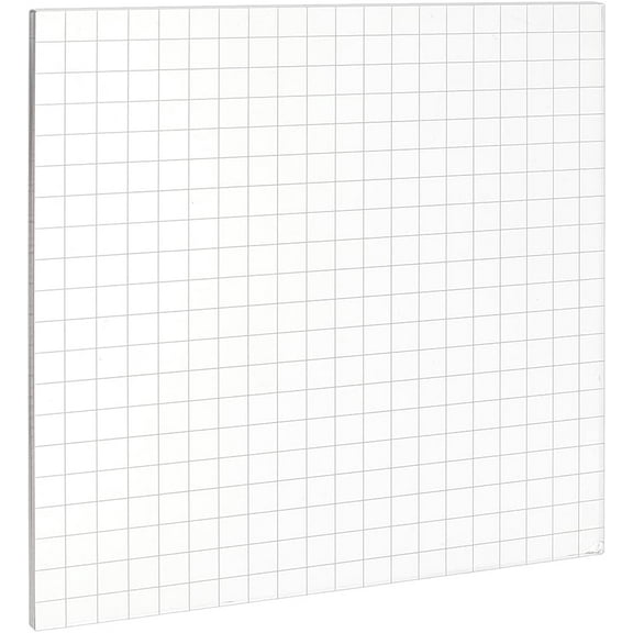 Acrylic Stamp Block Clear Stamping Tools Set with Grid Lines Square Decorative Mounting Blocks for Stamping Scrapbooking Craft DIY Making 7.87x7.87x0.23 Inch Clear
