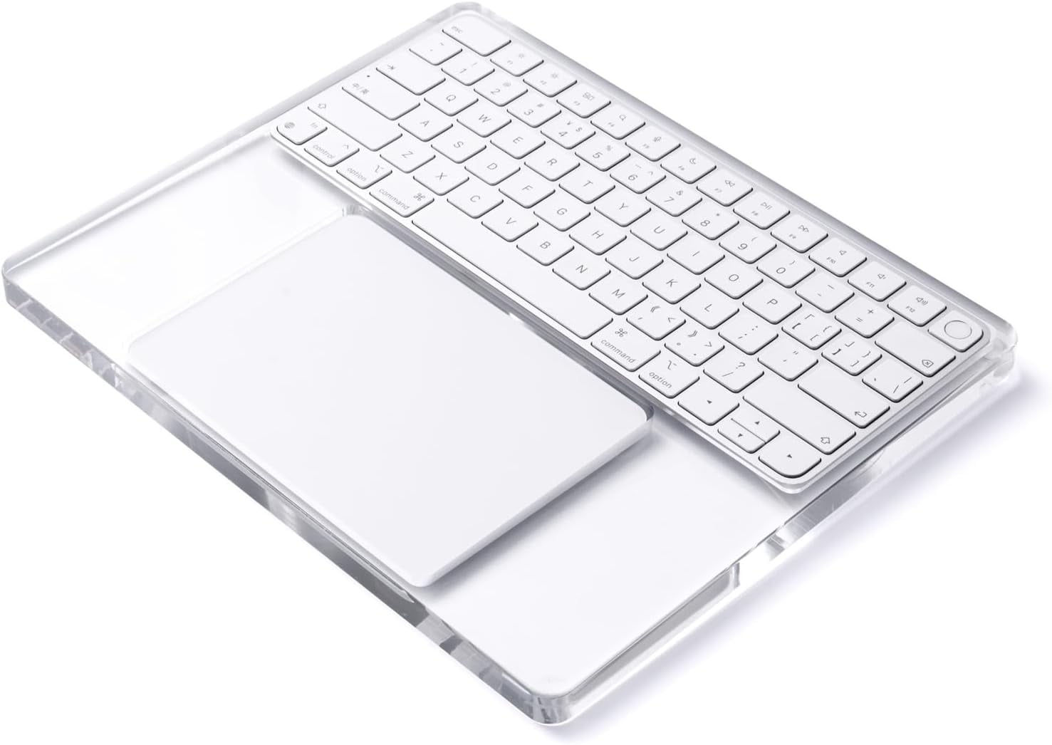 Acrylic Stand Holder for Apple Magic Keyboard and Trackpad Acrylic Stand Holder for Apple Magic Keyboard and Trackpad