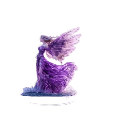 Acrylic Standee, Czzoypi Elegant Flat Acrylic Desktop Decor, Valentine's Day Fairy Elf Goddess Home Decoration Display Stand