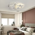 thumbnail image 1 of Acrylic Star LED Ceiling Light Dimmable Lamp Room Decor Lighting Fixture w/Remote Control, 1 of 14