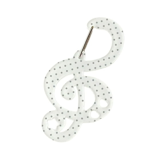 Acrylic Star Note Shape Carabiner Hook Clips Card Holder Keychain Portable Outdoor Keyring Hook Backpack Pendant Gifts