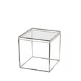 thumbnail image 1 of Acrylic Storage Box 8X8 Inches Transparent Square Container, Stackable Organizer Bin For Bedroom Closet Bathroom Office, Ideal For Storing Crafts Jewelry Stationery Toys, 1 of 4
