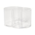 thumbnail image 1 of Acrylic Storage Box Bathroom Jar Makeup Organizer Cotton Round Pad Holder, 1 of 9