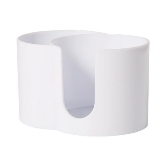 Acrylic Storage Box Bathroom Jar Makeup Organizer Cotton Round Pad Holder