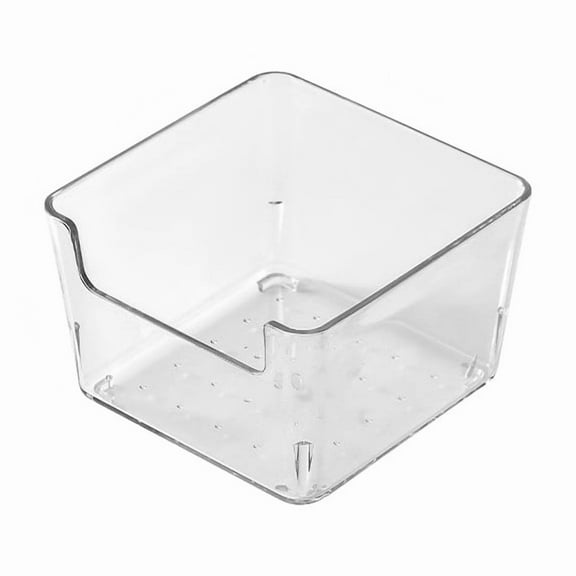 Acrylic Storage Box Desktop Cosmetics Transparent Plastic Box Dormitory Household Facial Mask Skin Box Refrigerator Storage Box