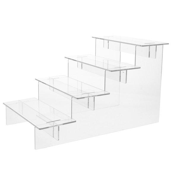 Acrylic Storage Rack Clear Product Stand Figures Risers Display Stands