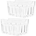 thumbnail image 1 of TABLZONE Clear Acrylic Tea Bag and Coffee Sugar Organizer Box with Lid, 2 Pieces Kitchen Counter Storage Container, 1 of 6