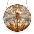 thumbnail image 1 of Acrylic Suncatcher Puzzle with Dragonfly, 7.4 Inch 83 Pieces DIY Kit for Adults, Window Hanging Home & Garden Decor, 1 of 4