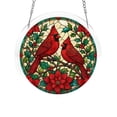 thumbnail image 1 of Acrylic Suncatcher Window Hanging 2D Cardinal Pattern Puzzle Decor 1 Piece For Home Wall Window Art Decoration, 1 of 4