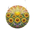 thumbnail image 1 of Acrylic Suncatcher Window Hanging Ornament 2D Sunflower Pattern Wall Home Decor 1 Pack, 1 of 4