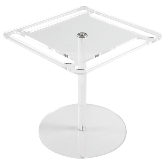 Acrylic Sunglasses Holder Stand 360 Degree Rotating Eyeglasses Display Rack Eyewear Organizer Transparent Double Layer