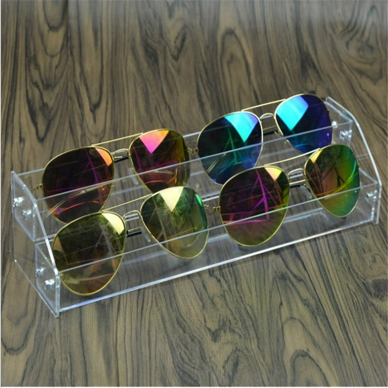 Acrylic Sunglasses Organizer Multilayer Display Case Tabletop