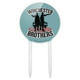 thumbnail image 1 of Acrylic Supernatural Winchester Brothers Cake Topper Party Decoration for Wedding Anniversary Birthday Graduation, 1 of 7