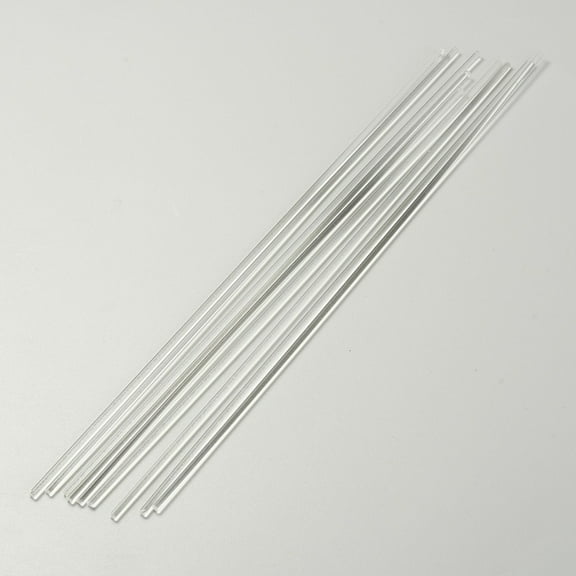 Acrylic Support Rods for Clay Doll Makings Bar Clear 19.6x0.2cm