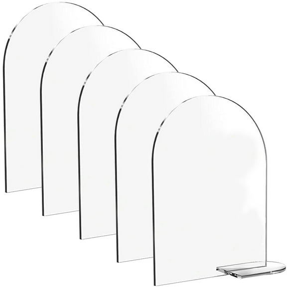 Acrylic Table Card Menu Stand Double- Sided up Sign Holder Display Shelf Wedding Reception Signs Number Tabletop Label