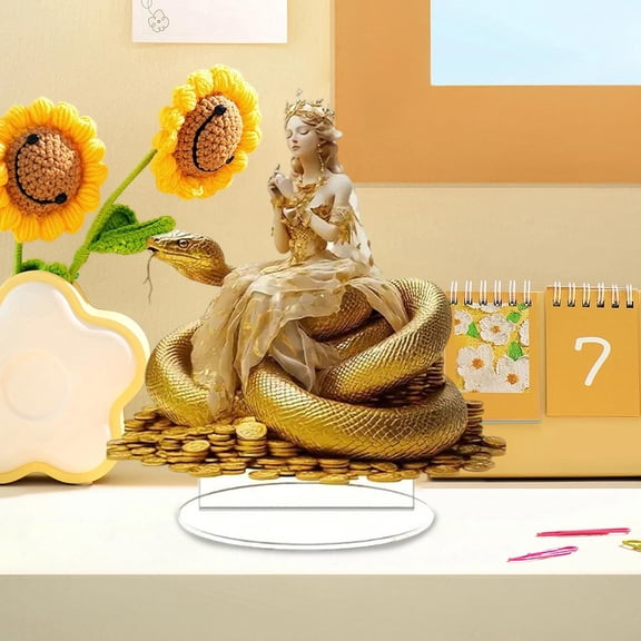 Acrylic Tabletop Decor 20x18cm Standing Display Ornament Home Decoration Living Room Bedroom Windowsill Decorative Piece Gift Idea