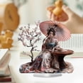 thumbnail image 1 of Acrylic Tabletop Decor, 3D Illusion Standing Ornament, Multicolor Ballet Fairy Art Piece for Living Room Bedroom Gift, 1 of 6