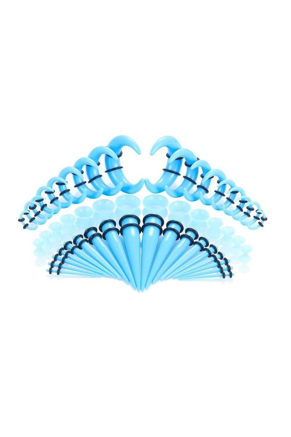 Acrylic Tapers Plugs Acrylic Cone Silicone Tunnel Spiral Cone Piercing Kits