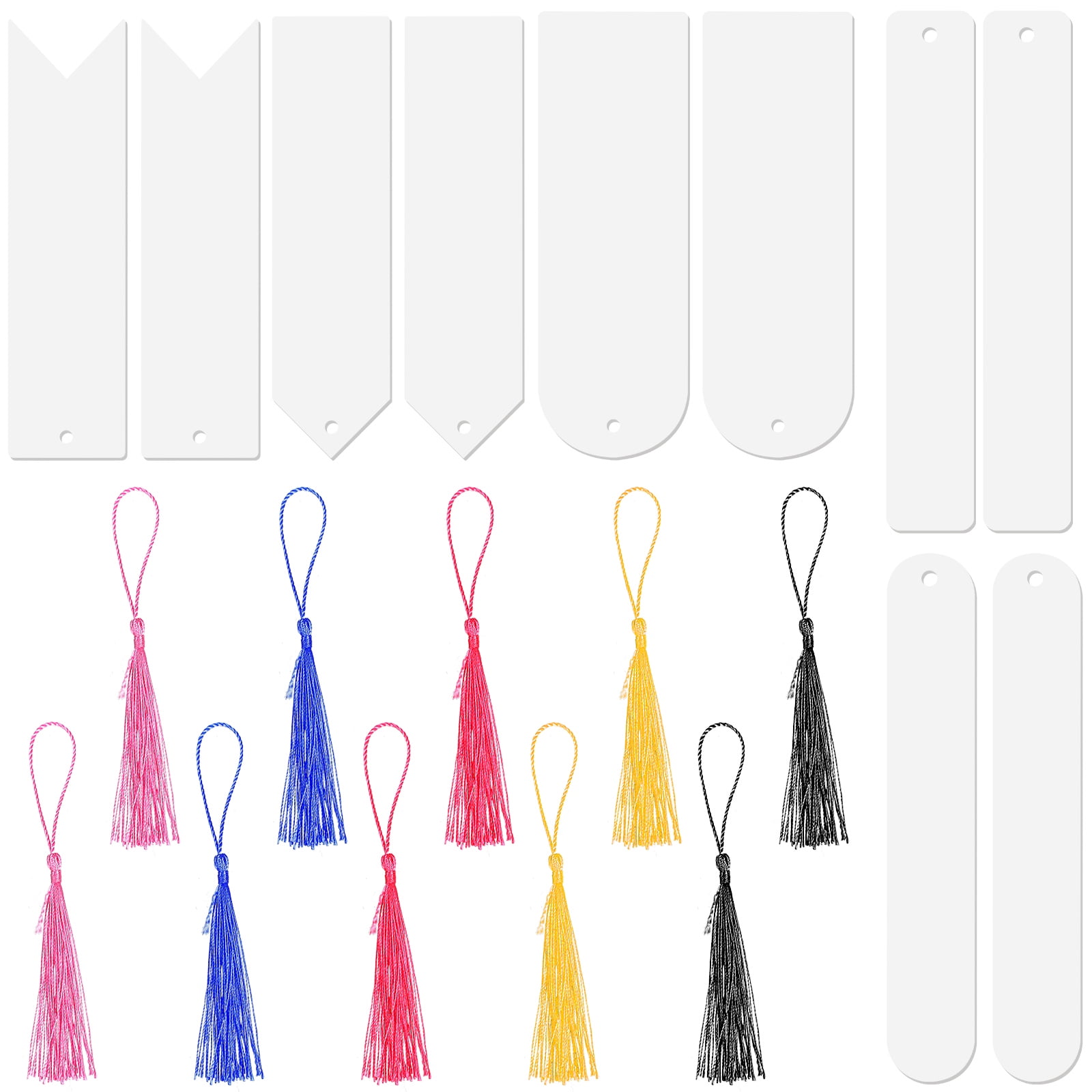 Acrylic Tassel Bookmark Bookmarks Personalized with Tassels DIY Decor