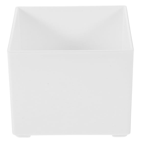 ADDHAT White Acrylic Tea Bag Organizer Holder for Countertop, Tea Packet Storage Box, 1 Set