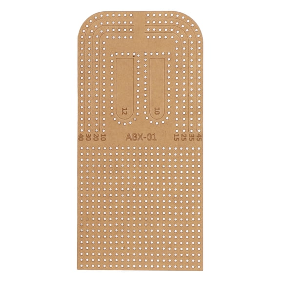 Acrylic Template DIY Transparent Chopping Ruler Stencil Cutting Tool with Protective Layer for Handicraft