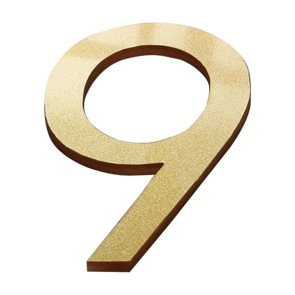 Acrylic Three Digital Sticker Antique Bronze Gold/silver White Modern Style A Unique Combination of Multifunctional Signage