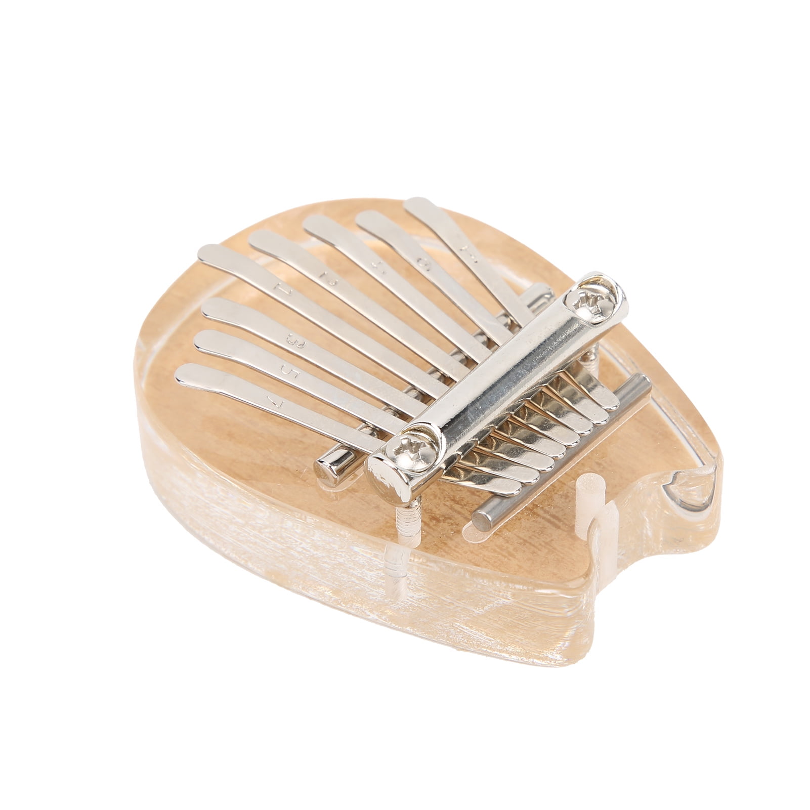 Acrylic Thumb Pianos, Finger Piano Transparent Body For Birthday And